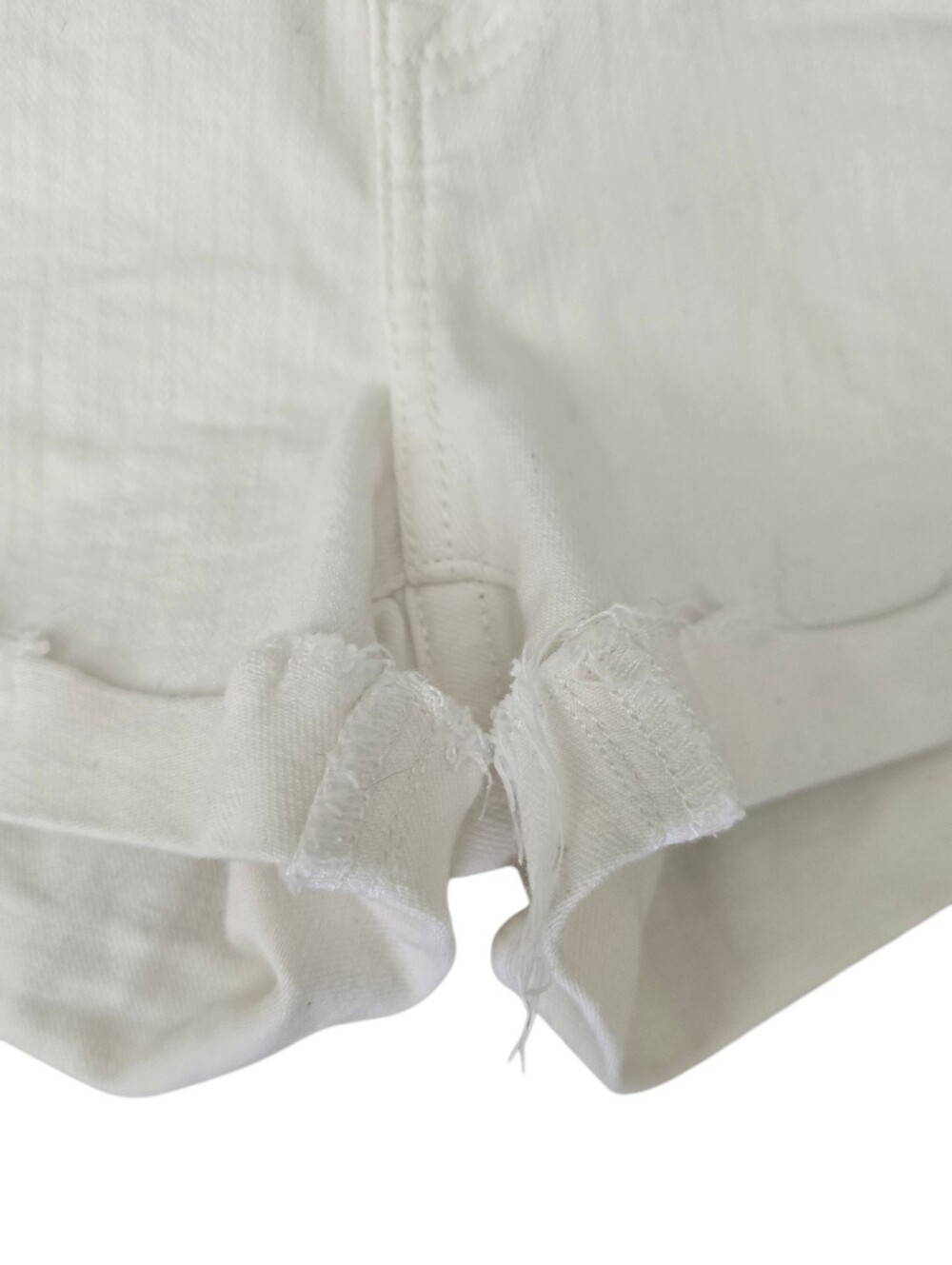 Shyanne White Denim Shorts Women's 28 Stretch Mid Rise Western Cowgirl Festival - Picture 5 of 9
